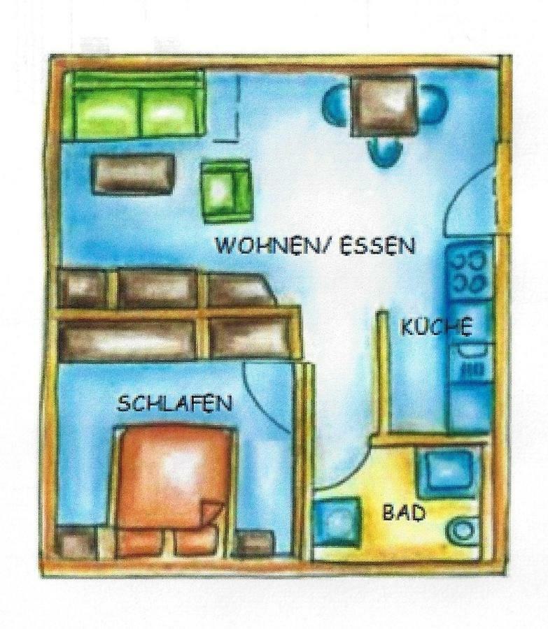 Strandnahe Ferienwohnung Rügen Dranske Exterior foto